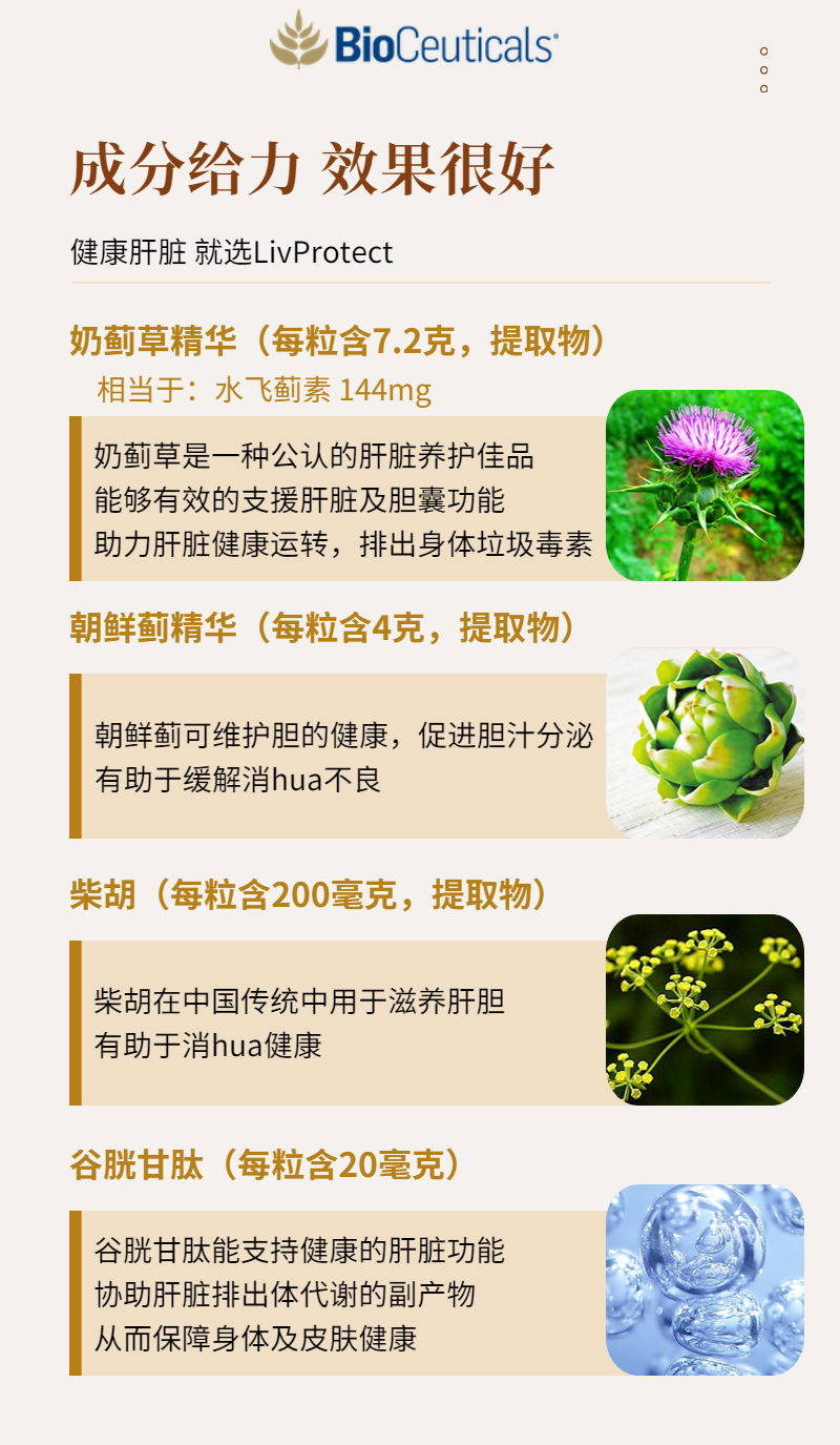 bioceuticals 土豪护肝片 60粒